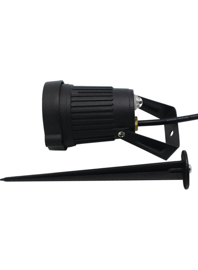 Water Resistant Outdoor LED COB Light Black