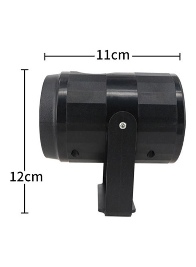 Mini Projector Outdoor Lawn Spot Light Black