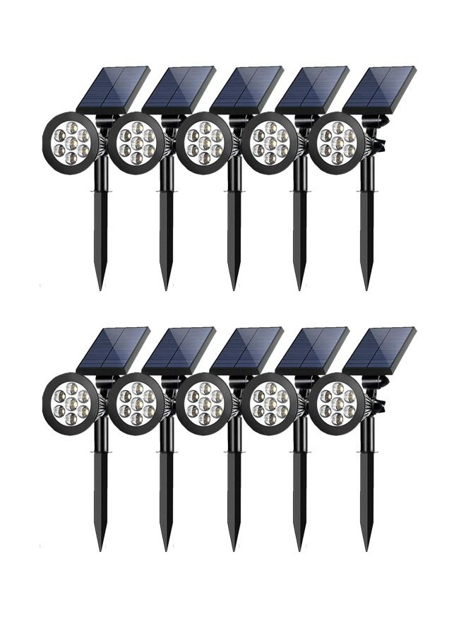 Solar Spike Light Waterproof 3000K 10 Pcs