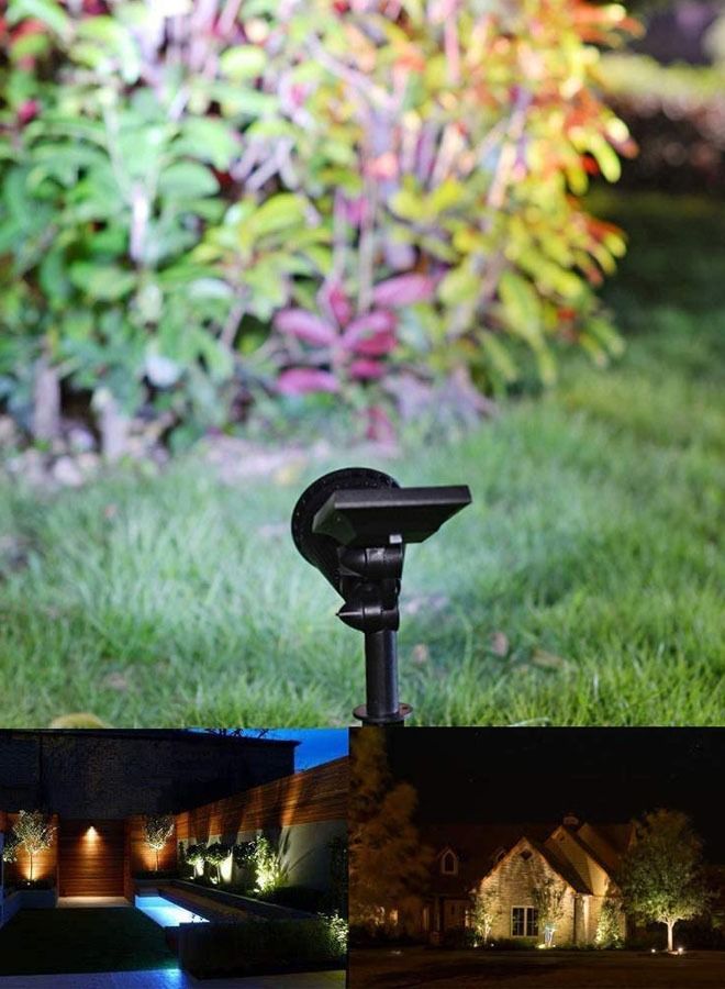 Solar Spike Light Waterproof 3000K 4 Pcs