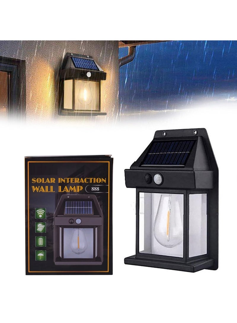 Fend 888 Solar Interaction Wall Lamp With 800LM Brightness 1800 mAh Battery Motion Sensor and Waterproof (Pack o 7)