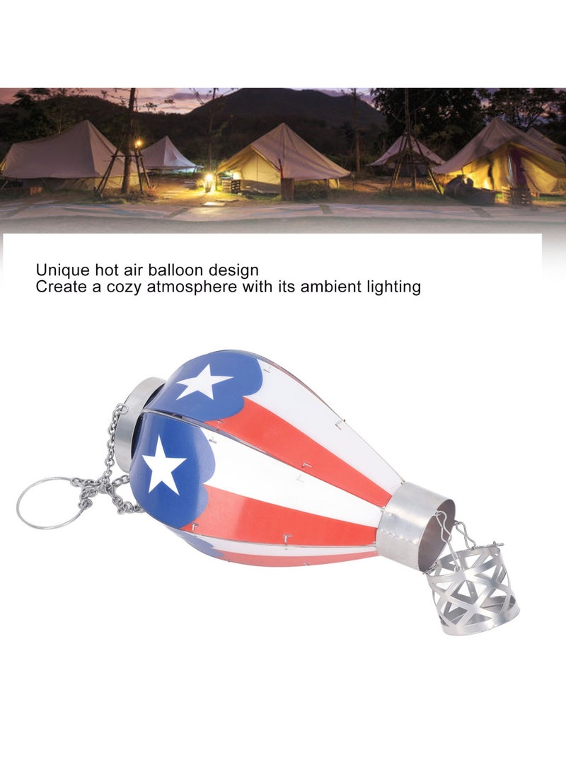 Solar Hot Air Balloon Lantern Outdoor Hanging Decorative Ornament Lantern