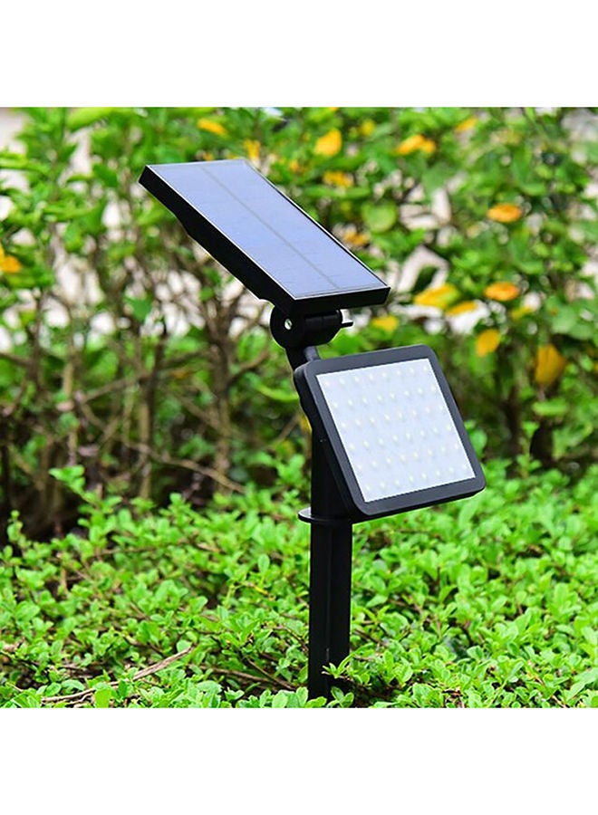 48 LED Solar Powered Spotlight Black