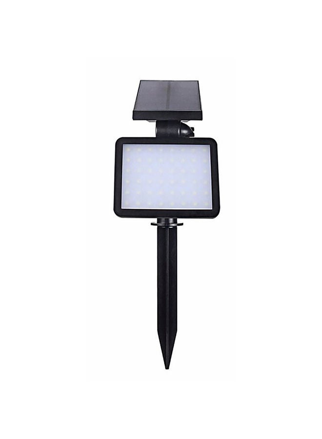 48 LED Solar Powered Spotlight Black