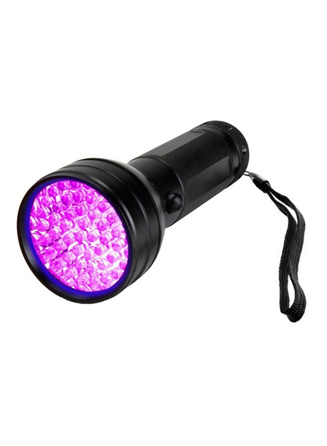 51-LED Blacklight Detector Torch Black 14.7 x 3.6 x 5.6cm