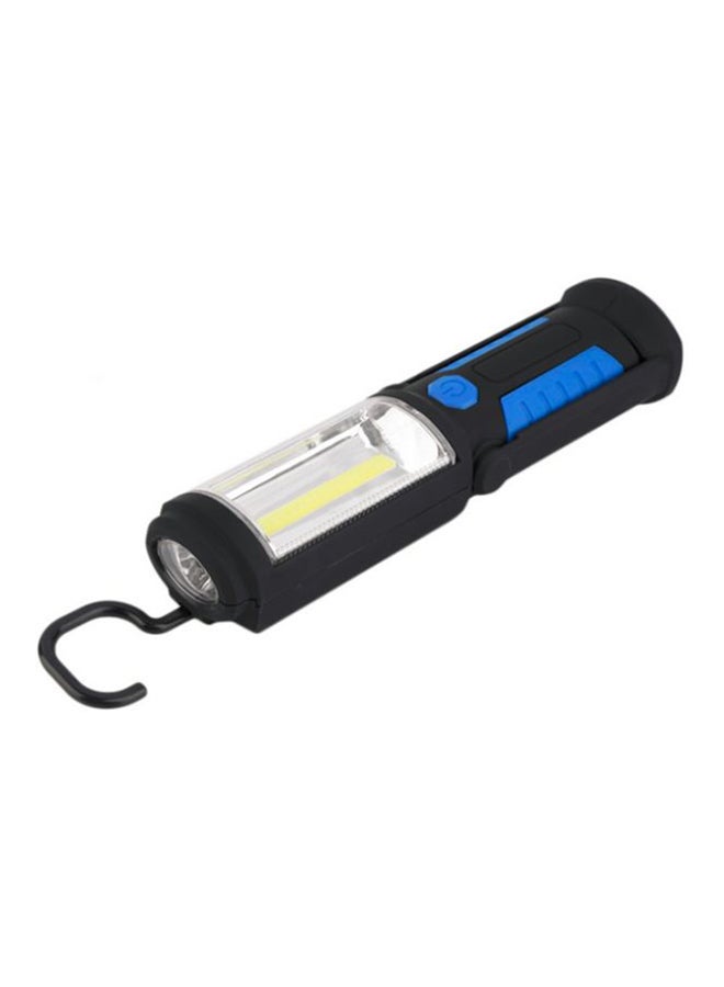 1 LED Outdoor Fishing Magnetic Emergency Torch Black/Blue/White 6x12cm