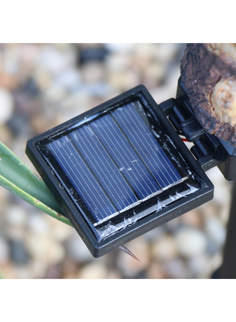 2 Pieces Parrot Shaped Solar LED Lights Effect Garden Light Auto On OR Off Dust To Dawn Outdoor Waterproof Landscape Decoration Solar Powered Security Torch Light