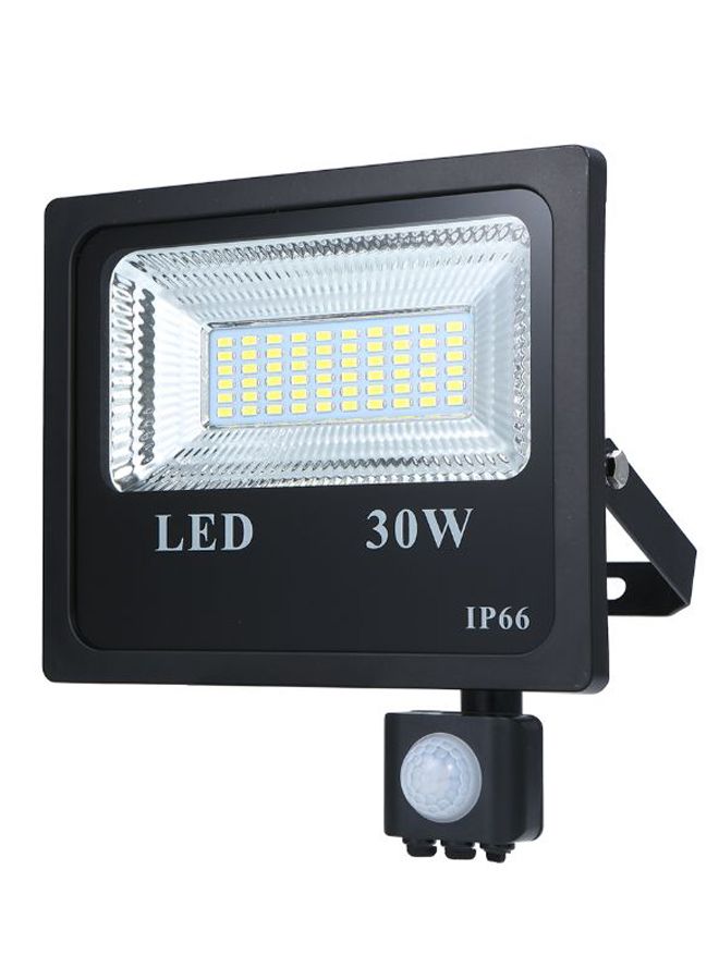 Pir Motion Sensor Flood Spot Light Black