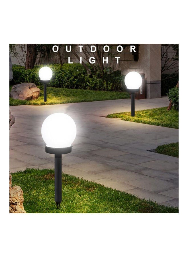 Outdoor Solar-powered LED Lawn Light Ball Bulb Waterproof Night Light Garden Lamp Decoration Light Sensor 2PCS/Set multicolor 20*20*20cm