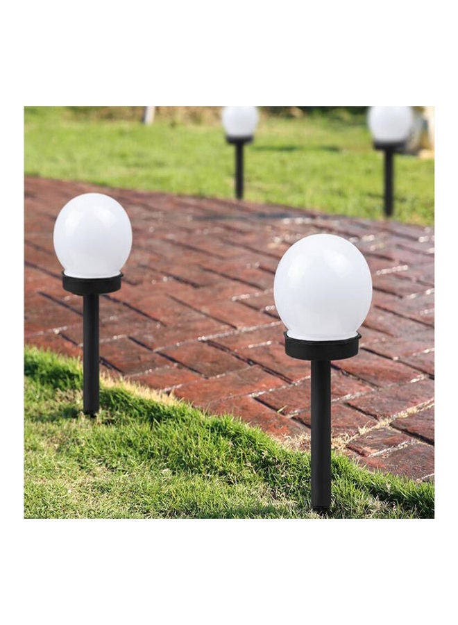 Outdoor Solar-powered LED Lawn Light Ball Bulb Waterproof Night Light Garden Lamp Decoration Light Sensor 2PCS/Set multicolor 20*20*20cm