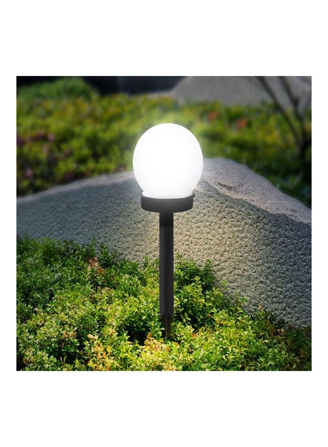 Outdoor Solar-powered LED Lawn Light Ball Bulb Waterproof Night Light Garden Lamp Decoration Light Sensor 2PCS/Set multicolor 20*20*20cm