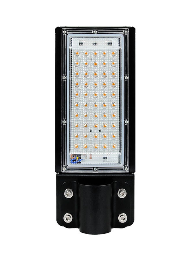 50W Street Light with Mounting Bracket Black/White