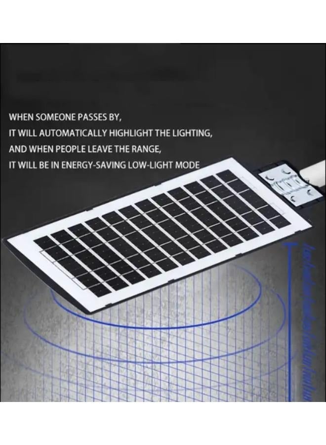 1800W Solar Street Light for Outdoor Dusk to Dawn Daylight Flood Endurance Lamps with IP67 Waterproof for Garden Patio Garage with Remote Control