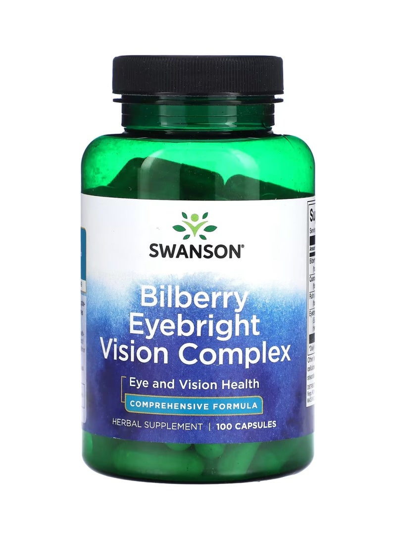 Bilberry Eyebright Vision Complex - 100 Capsules