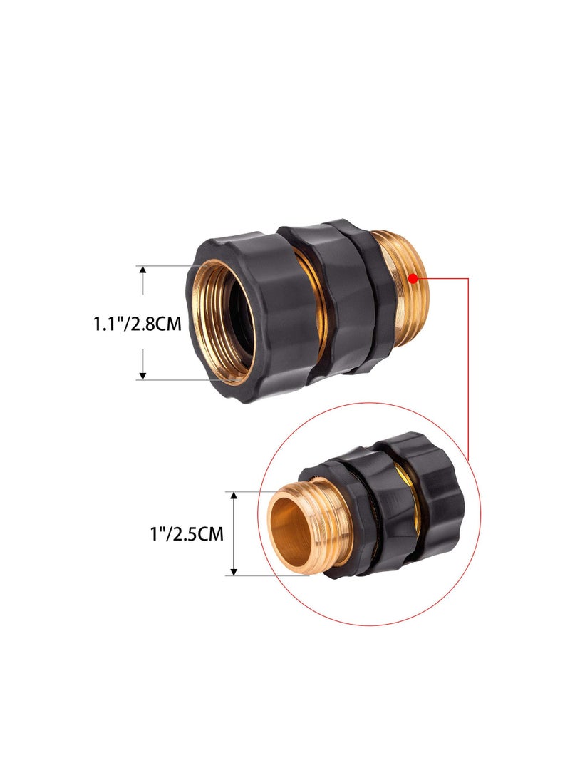 Garden Hose Quick Connect, MAKINGTEC 3/4 Inch Quick Disconnect Water Hose Fittings Connector Garden Hose Quick Connector Water Hose Fitting Male and Female Quick Release Hose Attachment (5 Set 10PCS)