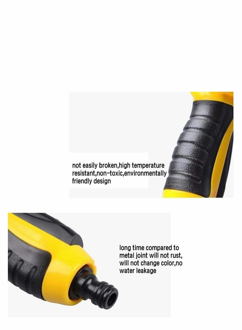 Car Foam Sprayer Cannon Wash Gun Garden Hose Nozzle, 8 Adjustable Watering Patterns