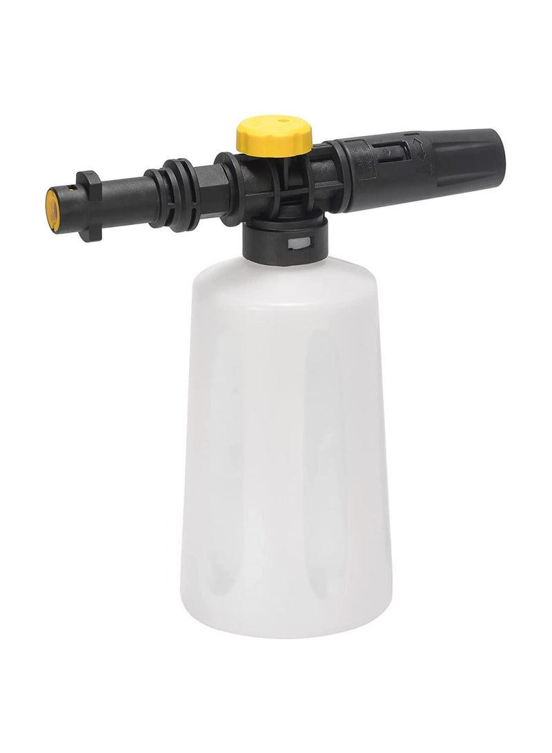 SYOSI High-Pressure Car Jet wash Snow Foam Lance, 750ML with Adjustable Sprayer Nozzle Gun for Karcher K2 K3 K4 K5 K6 K7