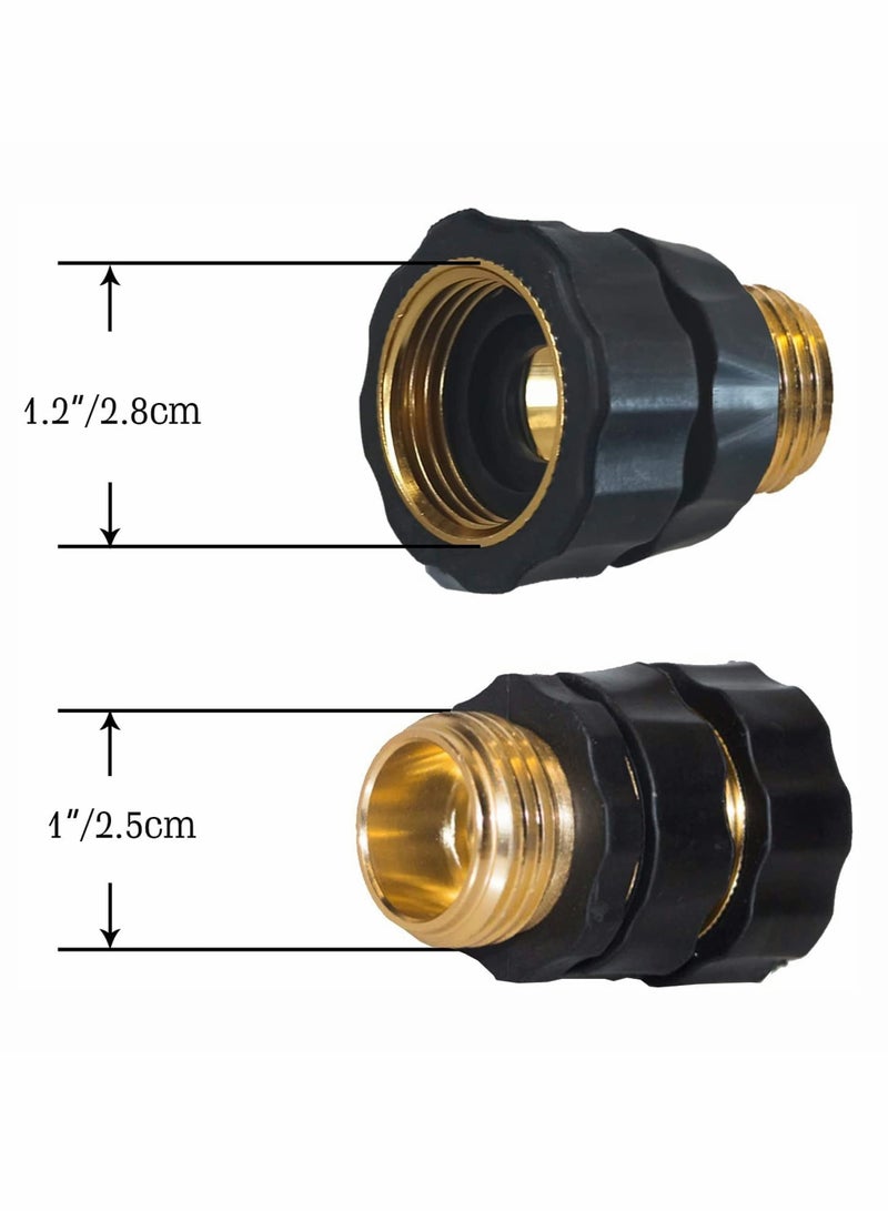 Hose Quick Connectors, Garden Plastic Water Connect Male and Female 3/4