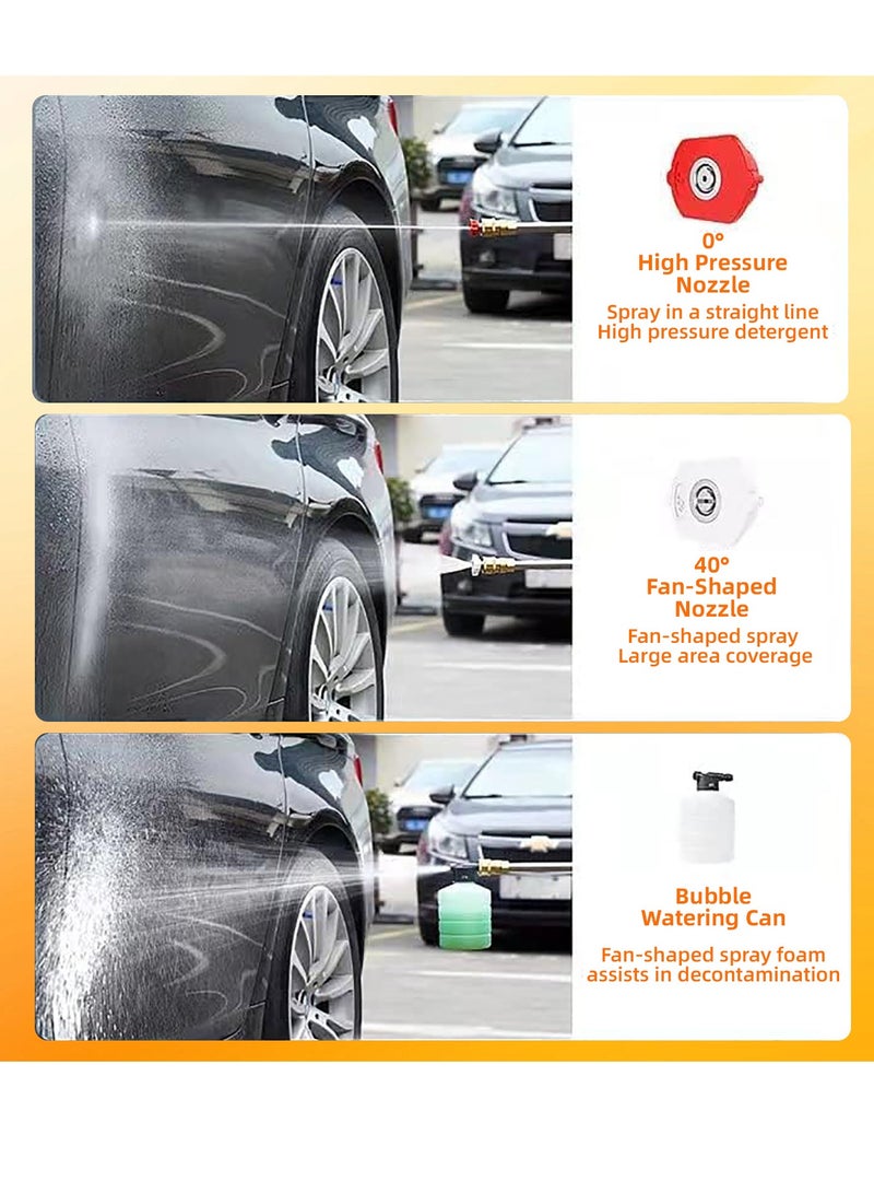 Cordless Pressure Washer Ideal for Car Washing, Floor Cleaning, Patio, and Watering Flowers