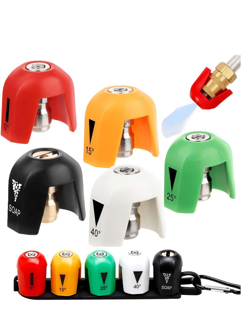 SPX3000 TPS Quick Connect Pressure Washer Nozzle Kit Compatible with Sun Joe SPX 3000 Series and Universal Washers, Customizable Output Easy to Use Versatile Cleaning Tool 5Pcs
