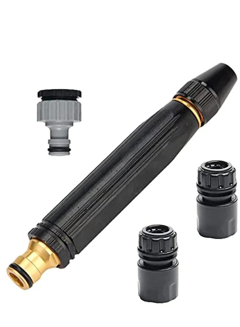 Black Nozzle Water Spray Gun High Pressure Nozzle Spray Water