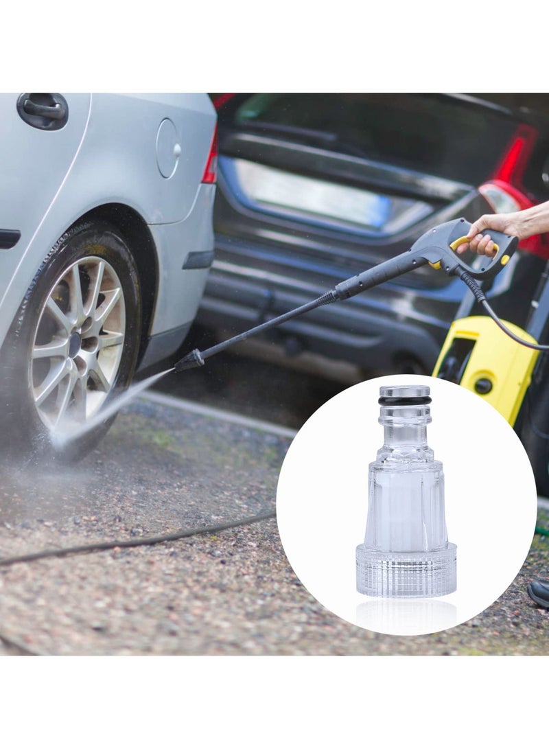 Pressure Washer Gun Adapter, 3 Pcs Plastic Inlet Filter, 3/4 Inch Garden Hose Connection, Water Tap Irrigation Pipe for Home Connectors