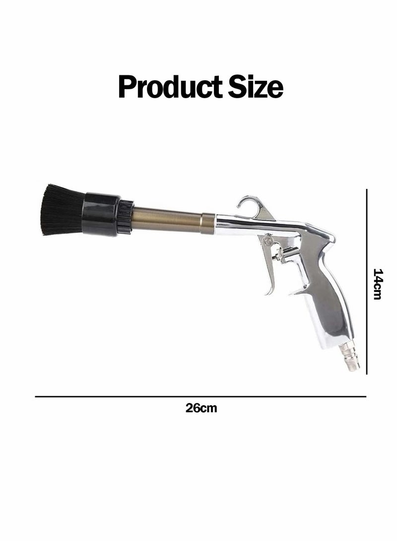 Car Washer Gun, Car Cleaning Gun High Pressure Clean Gun Alloy Brush Head