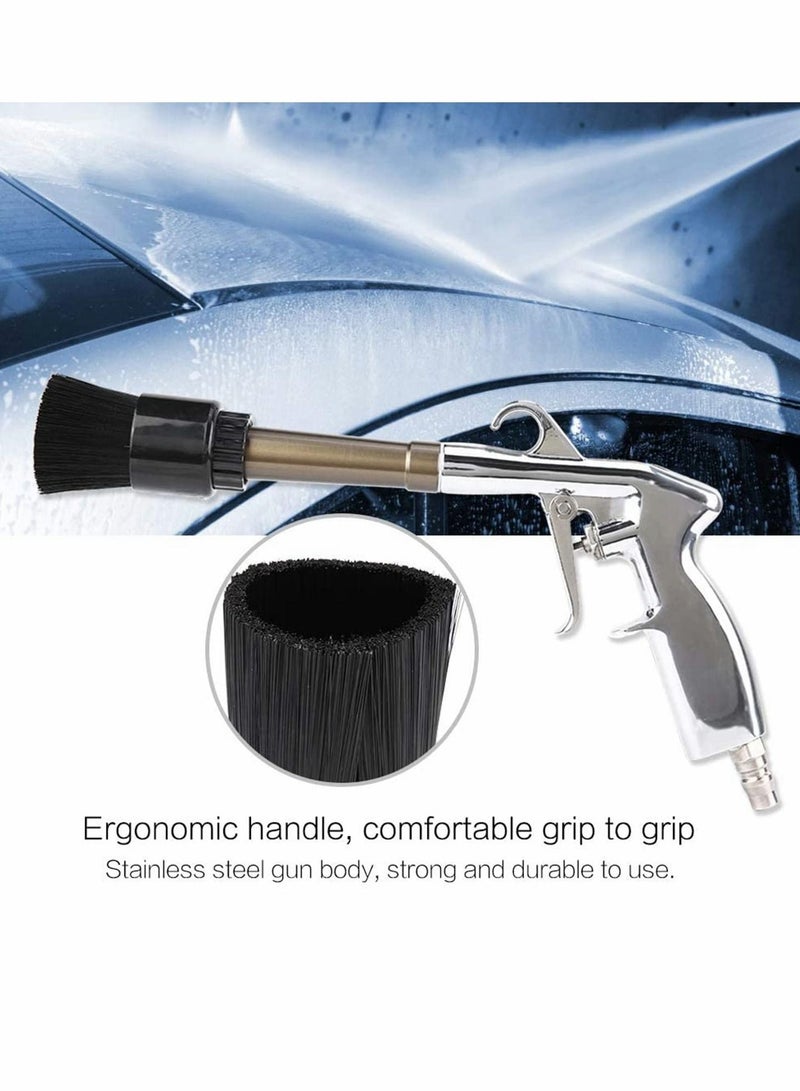 Car Washer Gun, Car Cleaning Gun High Pressure Clean Gun Alloy Brush Head