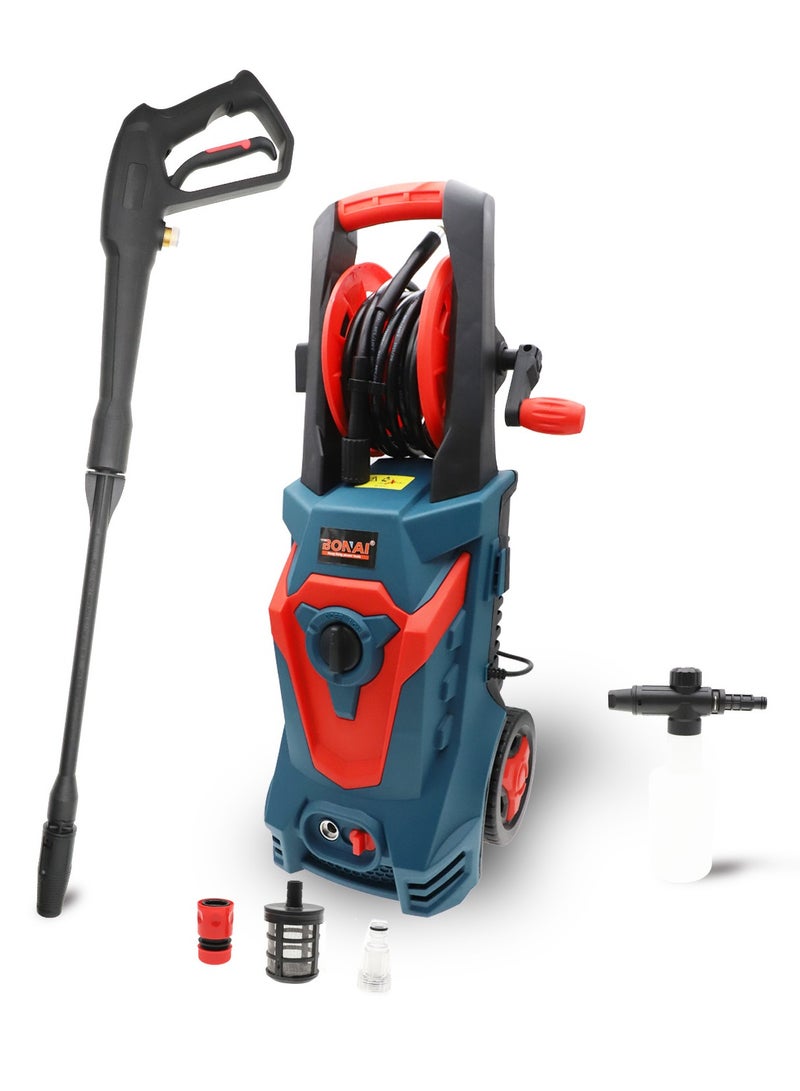 Car Pressure Washer, 1500W-3000W, 90-400 Bar Adjustable Pressure, 5.5L/min Flow, for Vehicles, Driveways, and Outdoor Cleaning