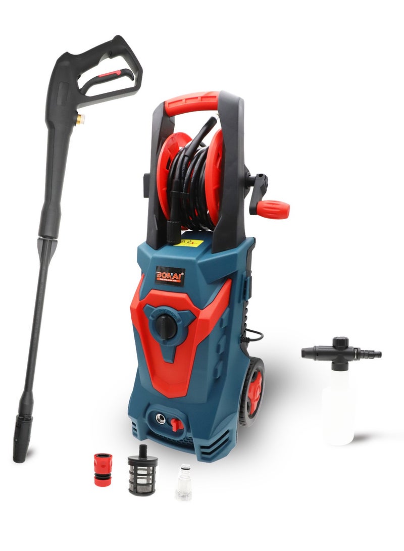 Car Pressure Washer, 1500W-3000W, 90-400 Bar Adjustable Pressure, 5.5L/min Flow, for Vehicles, Driveways, and Outdoor Cleaning