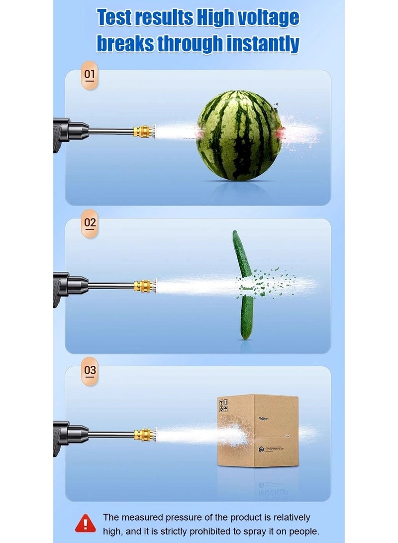 Wireless Lithium Battery high Pressure Water Gun Cleaning Car Machine Artifact Home Portable Garden Watering Watering Spray