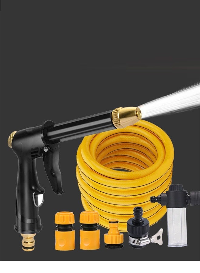 20 Meter Portable High Pressure Washer Gun, Handheld Pressure Washer with 4-in-1 Adjustable Nozzle Water Pump Washer for Car Home Garden