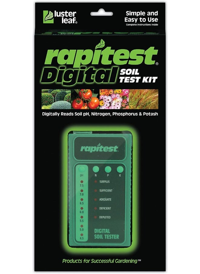 1605 Digital Soil Kit For Ph, N, P And K, 25 Tests