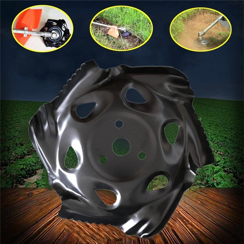 Metal Grass Mowing Lawnmower Weeding Tray Black 24.00 X 7.00 X 24.00cm