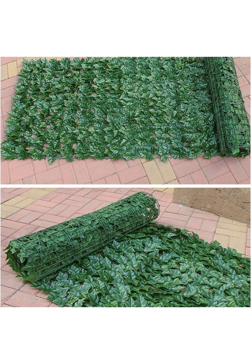 Ivy Screen Privacy Garden Fence UV Protected Greenery Wall Backdrop Artificial Hedges Plants