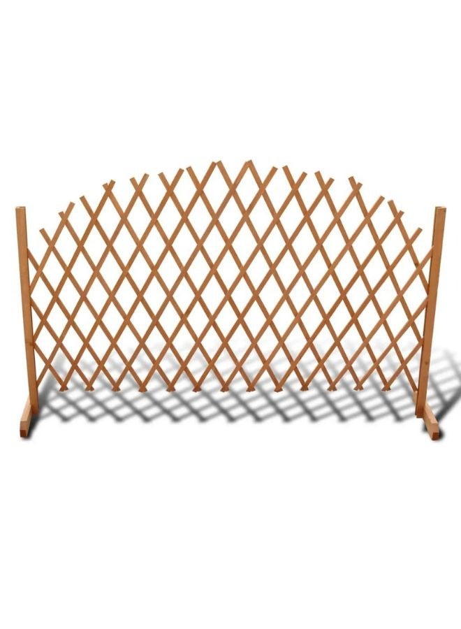 Trellis Fence Solid Wood 180x100 cm