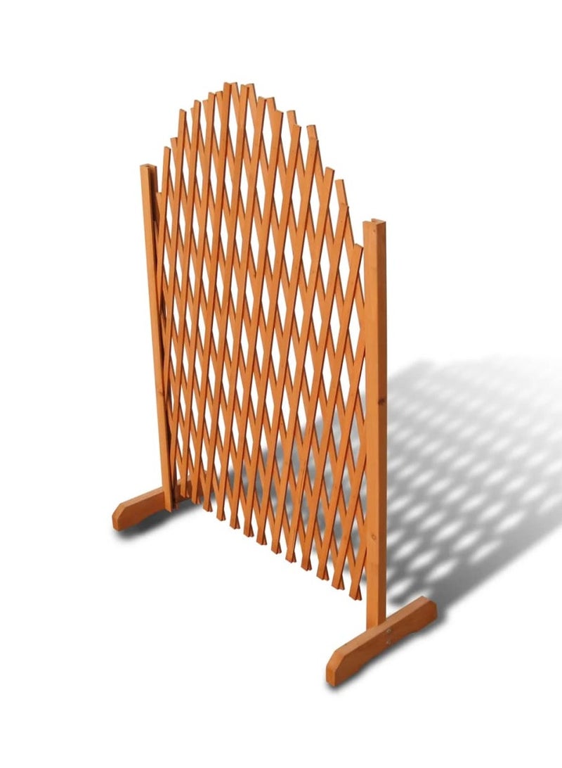 Trellis Fence Solid Wood 180x100 cm