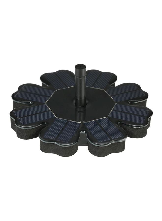 Solar Powered Fountain Black
