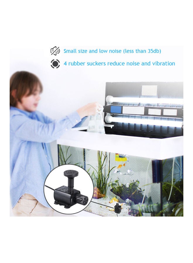Brushless Fountain Pump Black