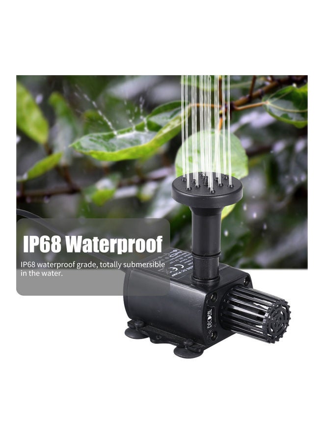 Brushless Fountain Pump Black