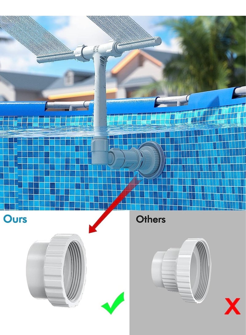 Premium Pool Fountain, Adjustable Dual Spray Waterfall Sprinkler Cooler, Ideal Pool Accessories for Above and In Ground Pools, Outdoor Decor for Summer and Pool Parties