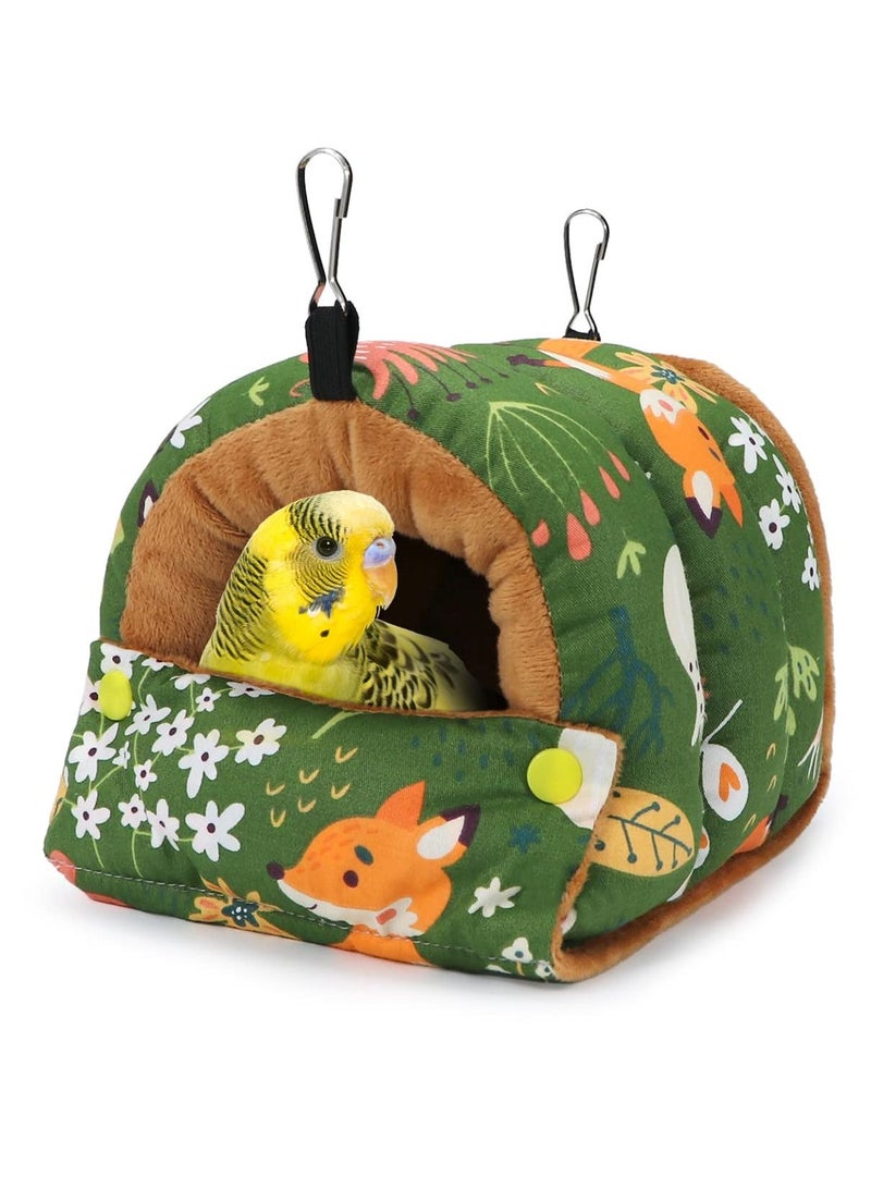 Cozy Cotton Bird Nest House Perfect for Parrots Budgies Parakeets Caique Senegal Cockatiels Hangs Easily in Cage Available in 1 Sizes Small