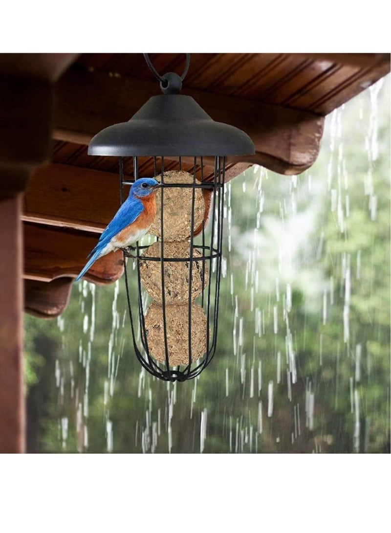Hanging Bird Feeder Durable and Squirrel Proof Invite More Wild Birds to Your Garden All Weather Metal Feeder For Various Wild Birds