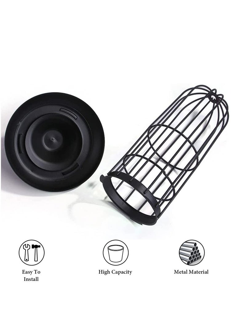 Hanging Bird Feeder Durable and Squirrel Proof Invite More Wild Birds to Your Garden All Weather Metal Feeder For Various Wild Birds