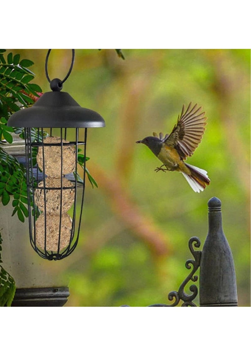 Hanging Bird Feeder Durable and Squirrel Proof Invite More Wild Birds to Your Garden All Weather Metal Feeder For Various Wild Birds