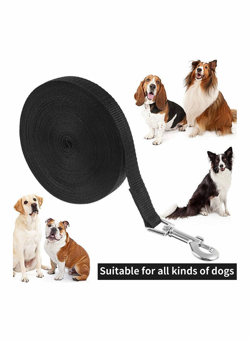 Extra Long Line Training Dog Leash, Long Lead For Large, Medium and Small Dogs Great for Training, Play, Camping, or Backyard, 10m