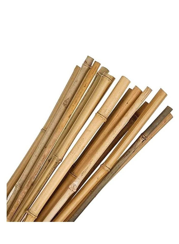 FFD 20 Pcs Natural Bamboo Poles Bamboo Stake for Plant Support 100cm Bamboo Garden Poles Strong Gardening Sticks Bamboo Poles for Indoors or Outdoors Climbing Plants Thick Bamboo Stake