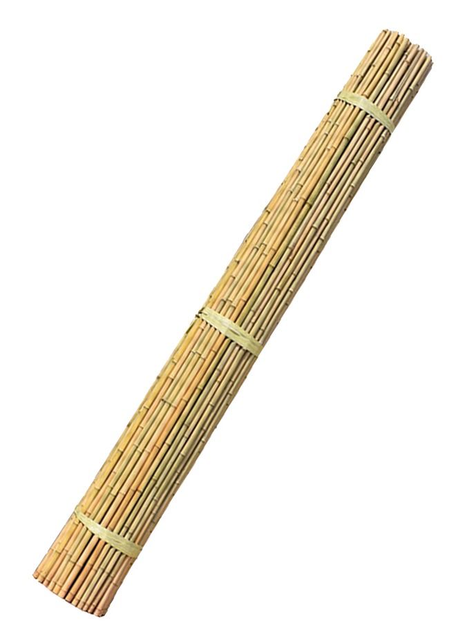 Bamboo Poles Garden Stacks Beige 2.5x120x2.5cm 10pcs