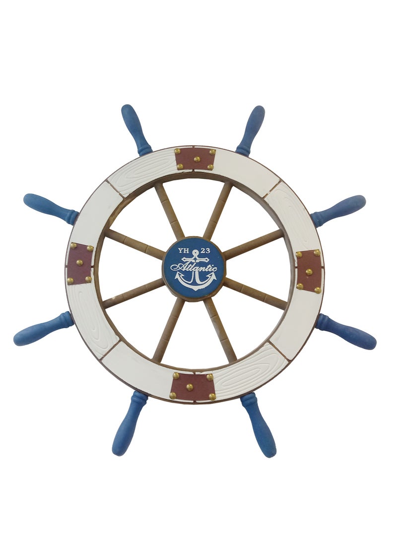 Nautical Wall Wheel Mediterranean Boat Steering  for Wall Home Decoration