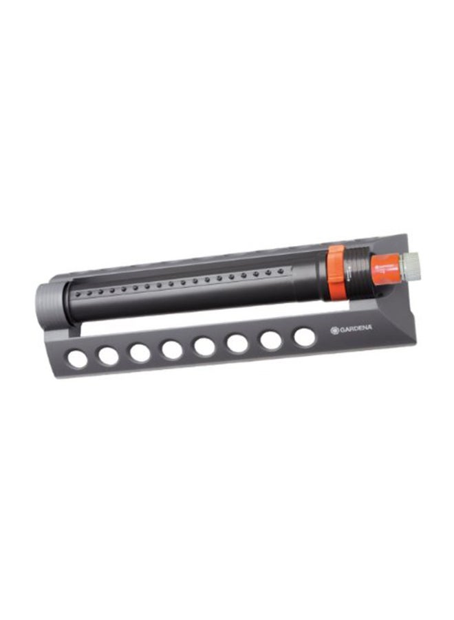 Aqua Zoom Oscillating Sprinkler Grey/Orange 6 x 18.5 x 3.5inch